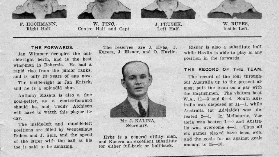 Útočník Bohemians Jan Wimmer byl podle australského tisku nejlepším křídlem v Čechách | foto: www.bohemians.cz Útočník Bohemians Jan Wimmer byl podle australského tisku nejlepším křídlem v Čechách