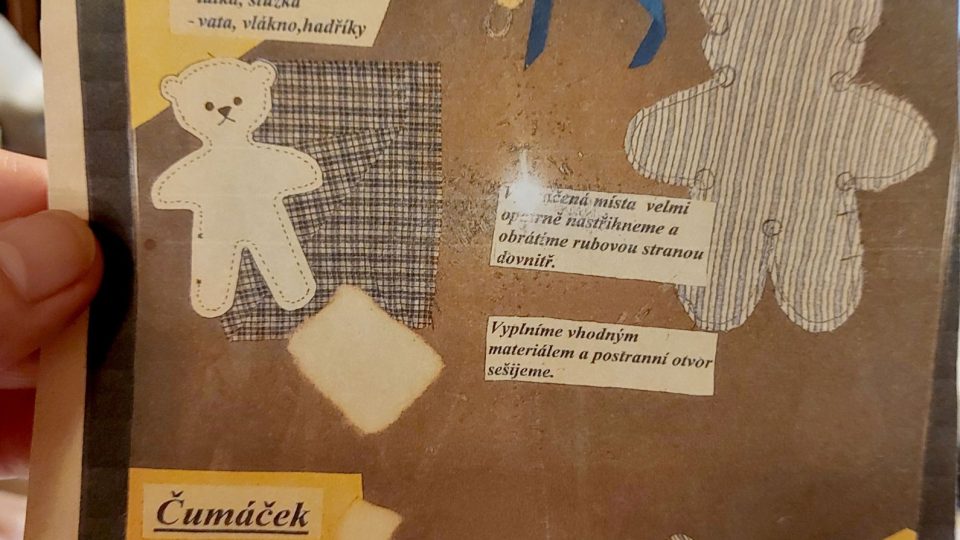 Návod na ušití jednoduchého medvídka | foto: Jolana Nováková, Český rozhlas Návod na ušití jednoduchého medvídka