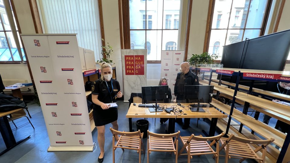 Asistenční centrum pomoci Ukrajině v Ústřední budově Městské knihovny v Praze