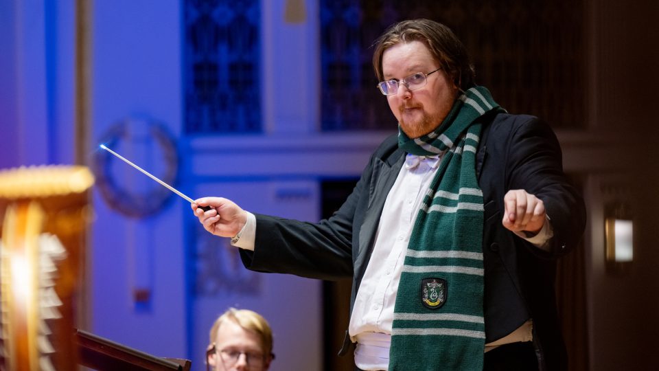 V repertoáru Pražského filmového orchestru je pochopitelně i hudba z Harryho Pottera | foto: Archiv Jiřího Korynty/Jan Urbánek V repertoáru Pražského filmového orchestru je pochopitelně i hudba z Harryho Pottera