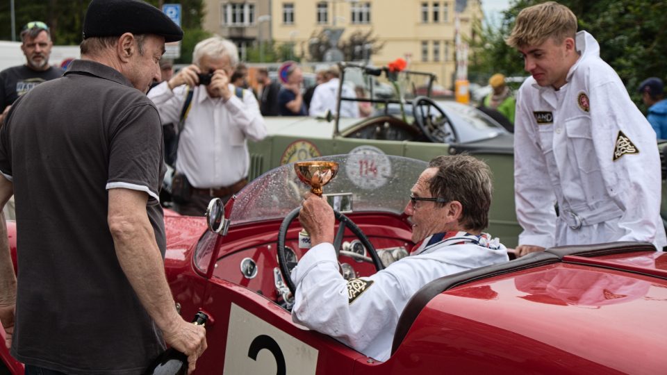 Cíl závodu 1000 mil československých 2024