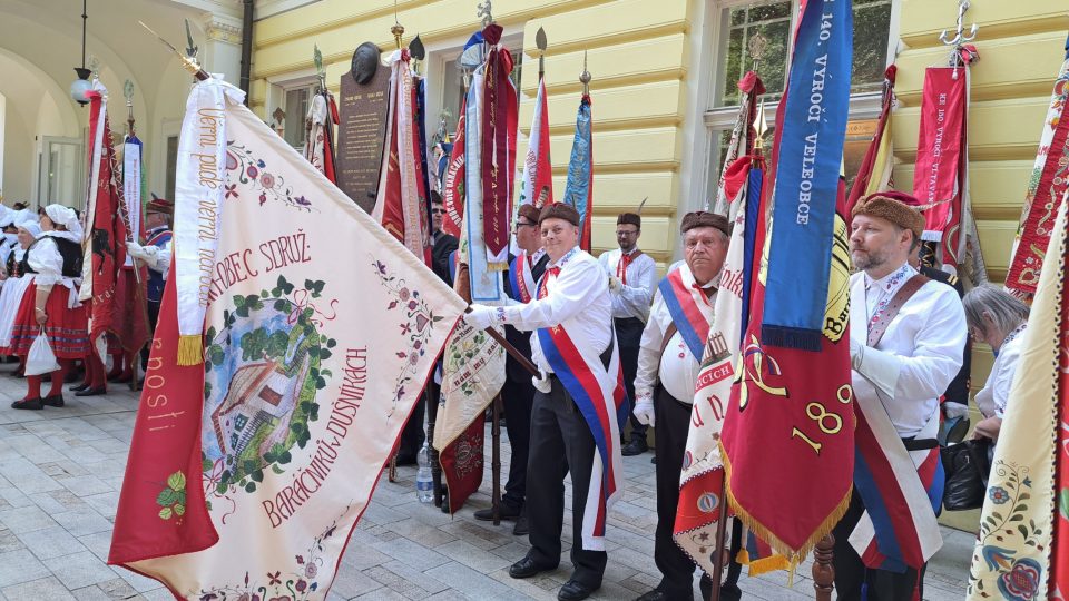 Historické prapory jsou malá umělecká díla