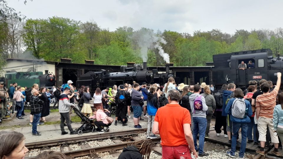 ČD muzeum Lužná u Rakovníka - výstava parních lokomotiv