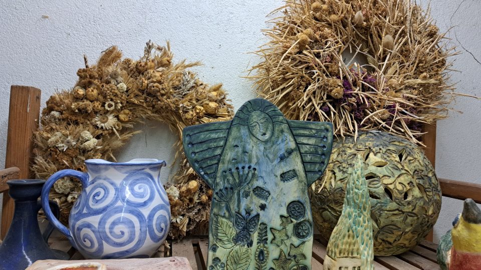 Dílna Terezy Divišové je útulná | foto: Barbora Kvapilová, Český rozhlas Dílna Terezy Divišové je útulná