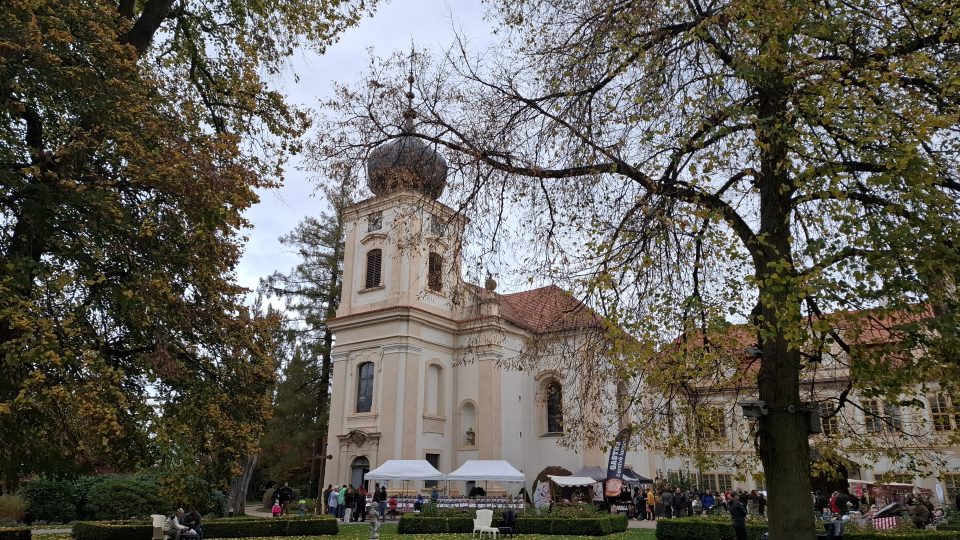 Kostel Nanebevzetí Panny Marie, kde se konaly koncerty v rámci Svatohubertských slavností