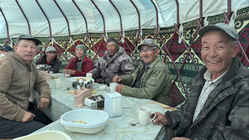 S pastevci v Kyrgyzstánu