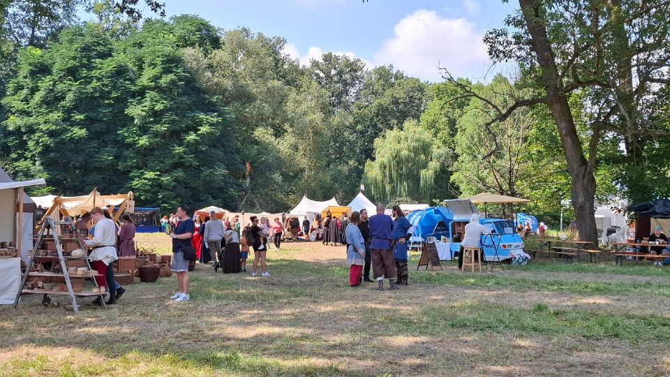 Součástí akce byl i řemeslný jarmark