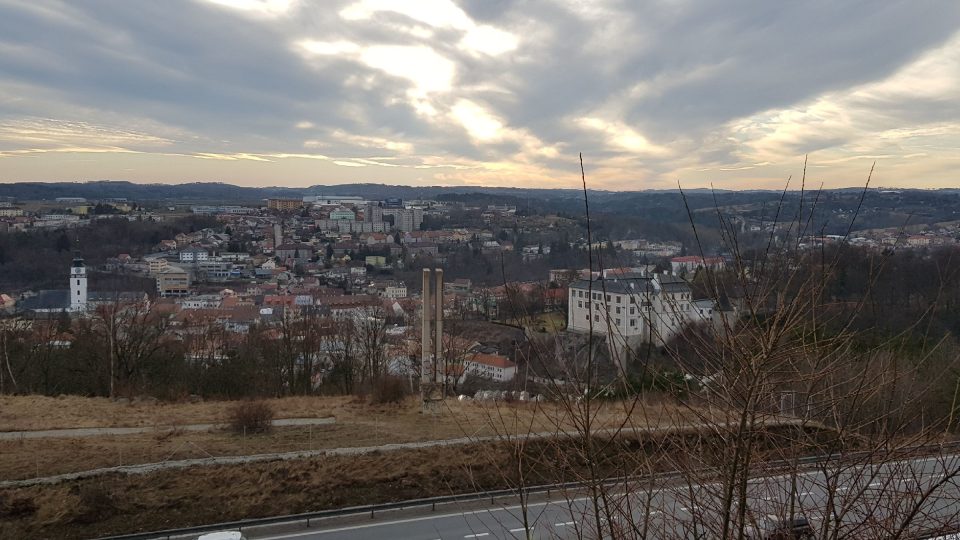 Pohled na velkomeziříčský zámek