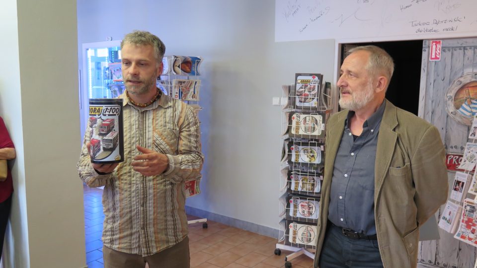 Prezentace papírových modelů dopravních prostředků M. Weiner a P. Frydrych