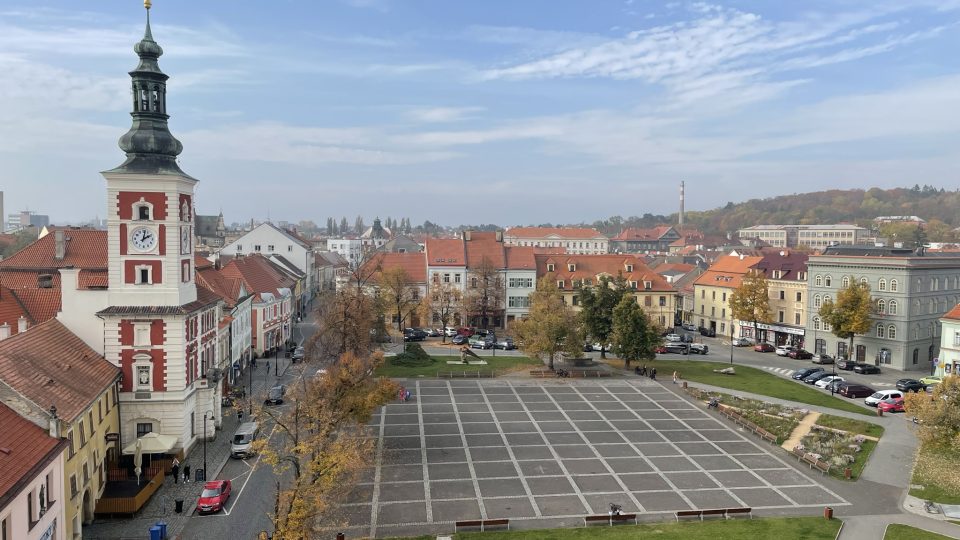 Masarykovo náměstí ve Slaném