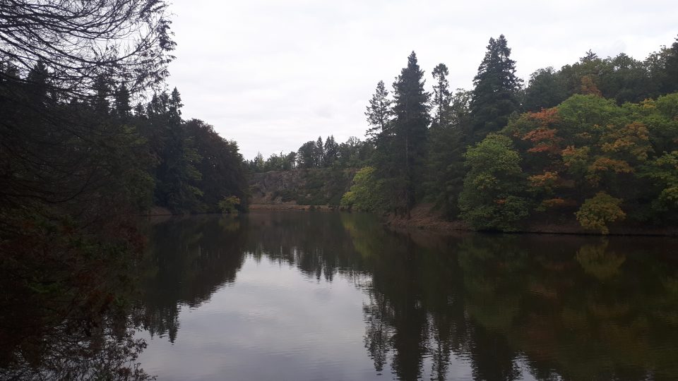 Nejzašší rybník zámeckého parku Bořín