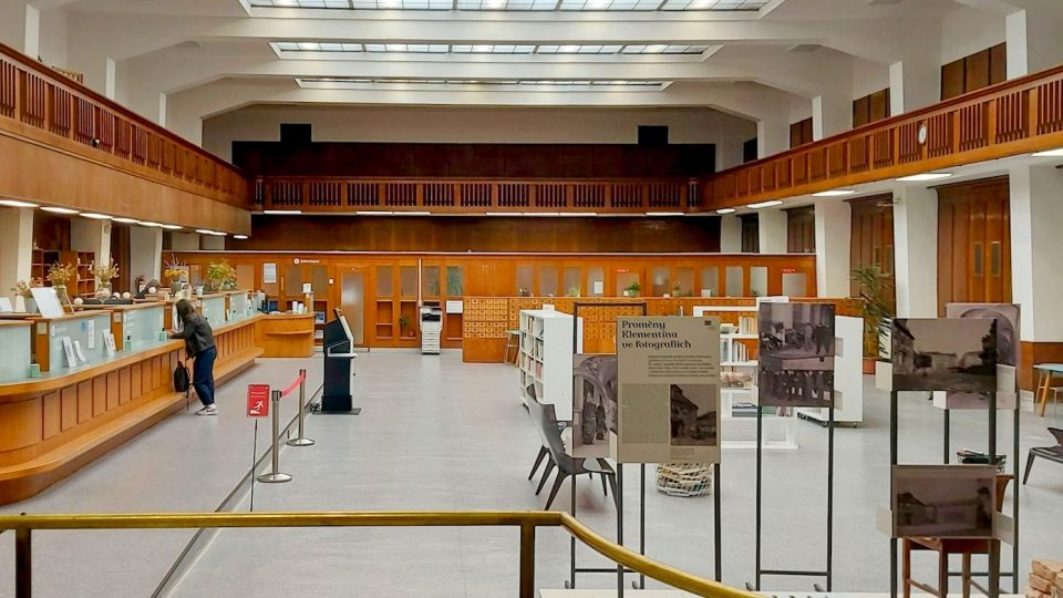 Hala služeb Národní knihovny | foto: Jolana Nováková, Český rozhlas Hala služeb Národní knihovny