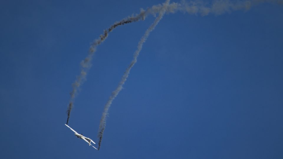 Letecký akrobat Marek Veselý