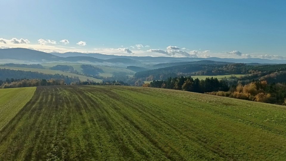 Výhled do krajiny Bílých Karpat