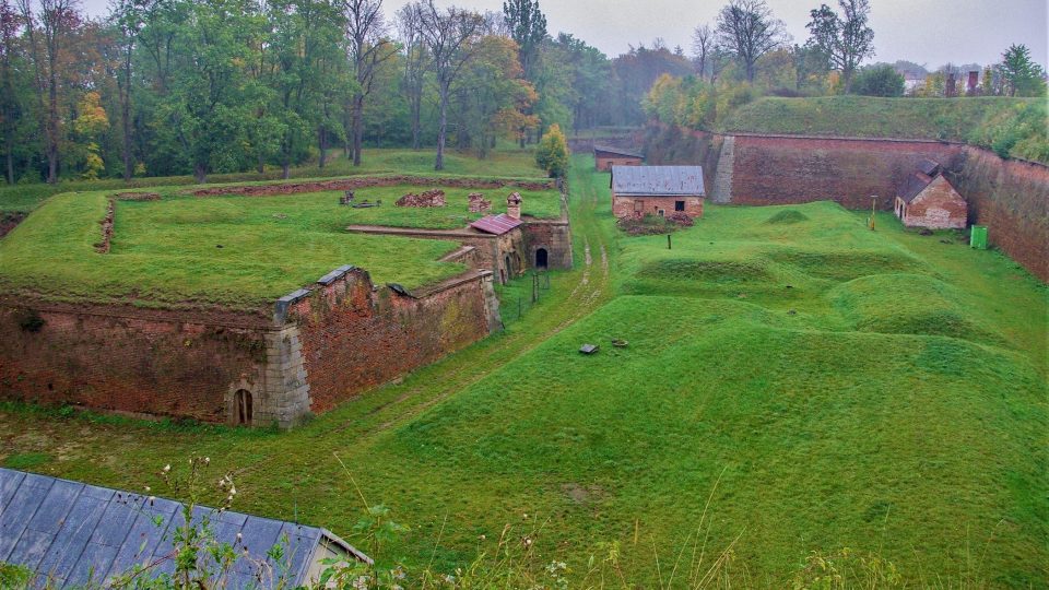 Výhled z hlavního valu Bastionu I.