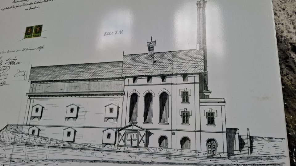 Původní plány pivovaru svědčí o jeho majestátnosti | foto: Markéta Vejvodová, Český rozhlas Původní plány pivovaru svědčí o jeho majestátnosti