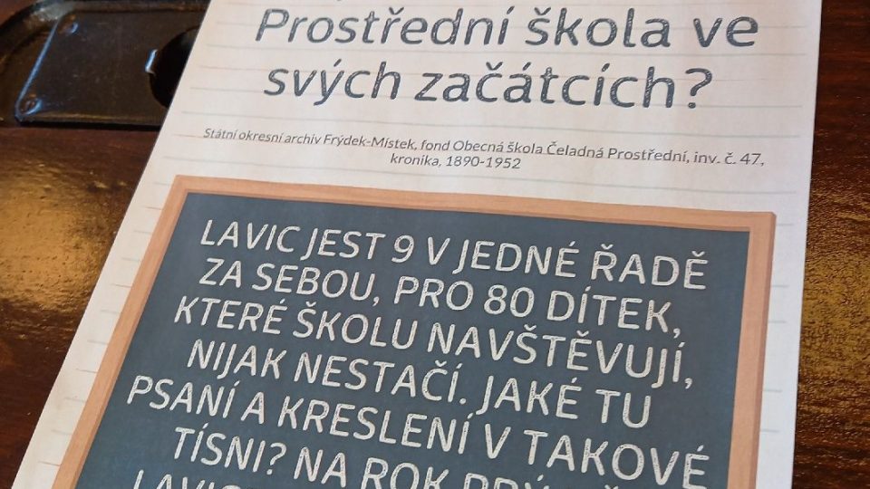 V archivu byste našli popis školní třídy