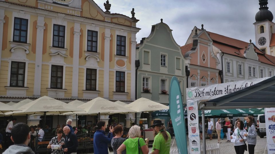 V Telči se konal i běžecký závod, počasí přálo