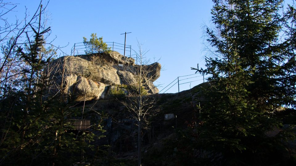 Finkův kámen byl zpřístupněn koncem 19. století