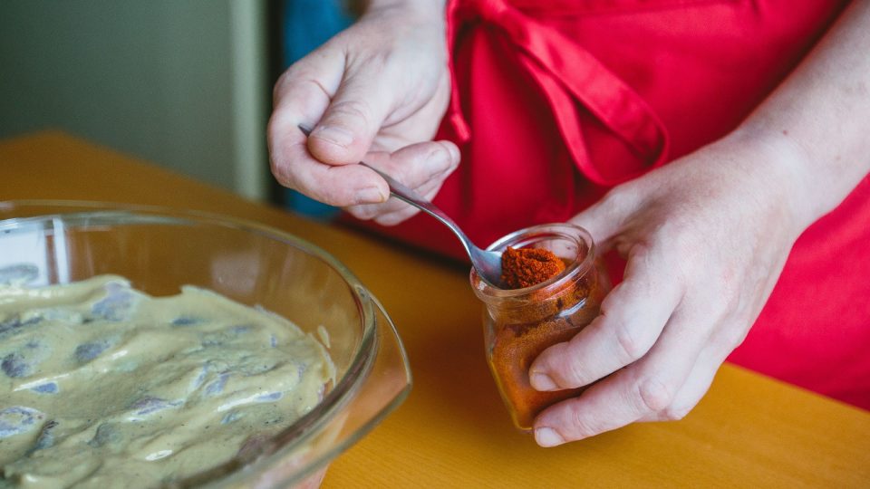 Králíka posypeme mletou paprikou