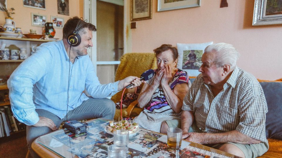 Patrik Rozehnal a manželé Kročkovi | foto: Jana Volková Patrik Rozehnal a manželé Kročkovi