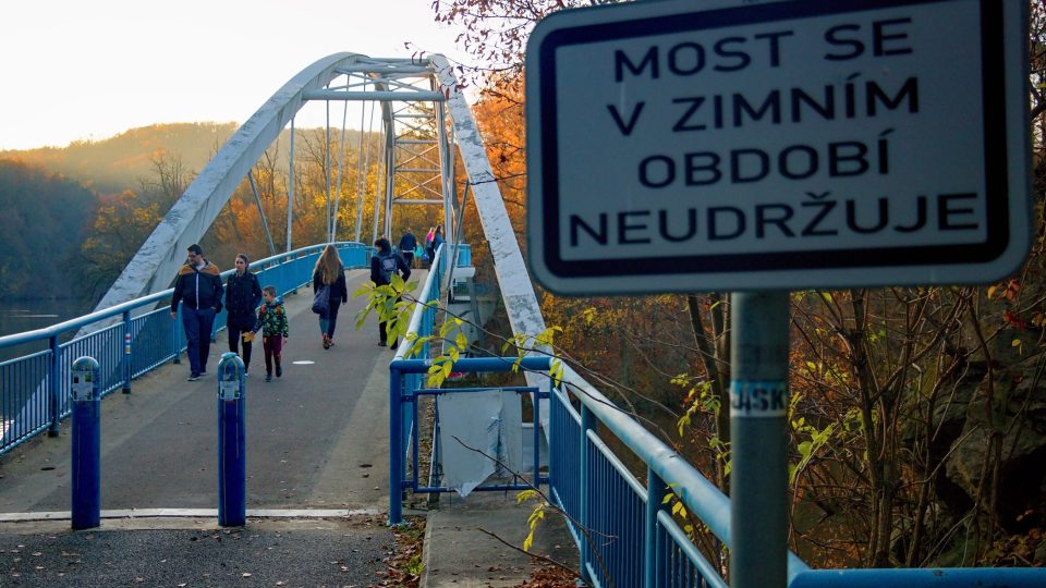 Most umožnil rozvoj turistiky