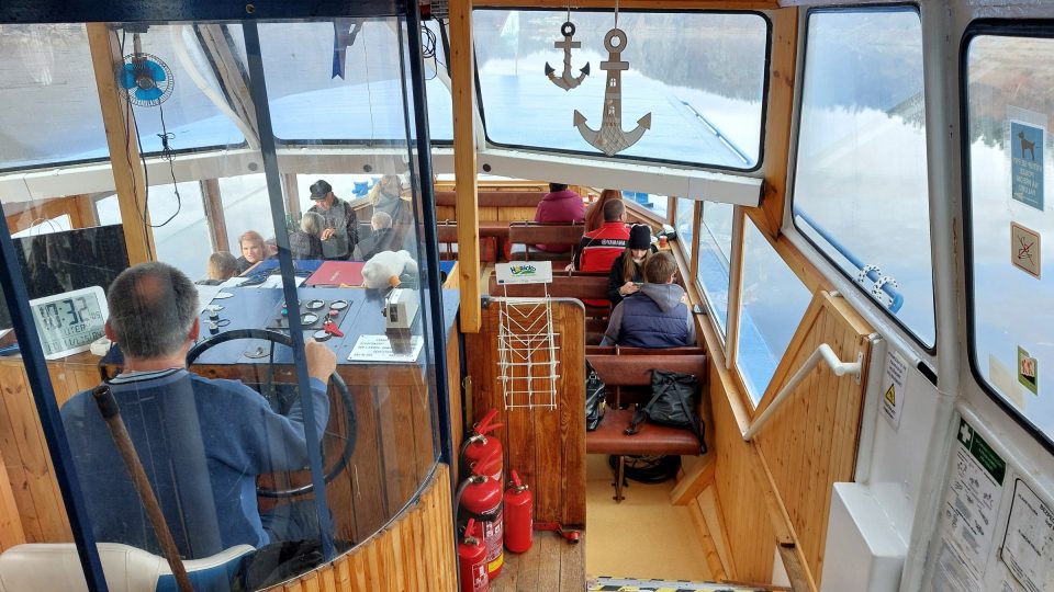 Prostory v lodi jsou chráněné před větrem | foto: Irena Šarounová, Český rozhlas Prostory v lodi jsou chráněné před větrem