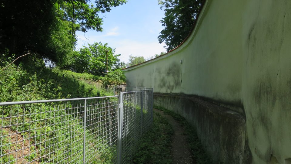 Cesta do krytu civilní obrany na pardubickém zámku