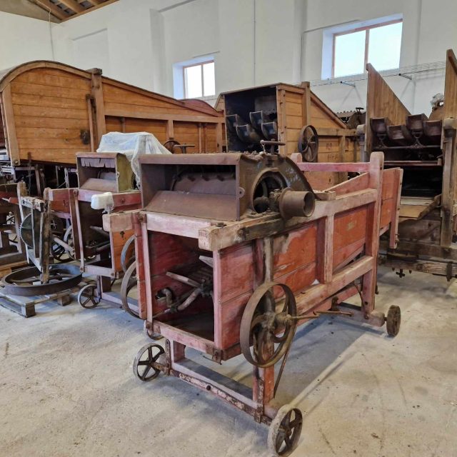 Historické zemědělské stroje Muzea Kroměřížska | foto: Roman Verner,  Český rozhlas