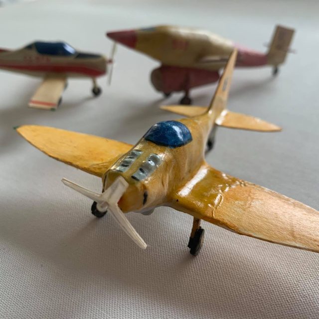 Muzeum papírových modelů v Polici nad Metují na Náchodsku získalo několik tisíc modelů letadel | foto: Jana Házová,  Český rozhlas