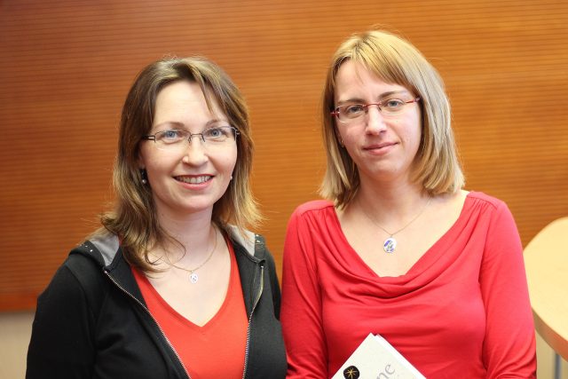 Lucie Tučková s moderátorkou Dášou Kubíkovou | foto: Milan Kopecký,  Český rozhlas