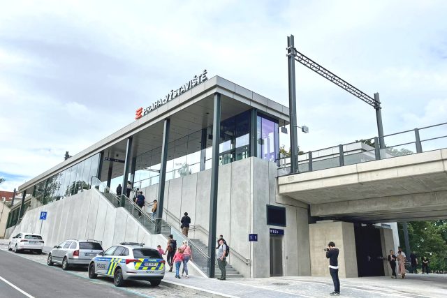 Nová zastávka Praha - Výstaviště | foto: Petr Kastner,  Český rozhlas