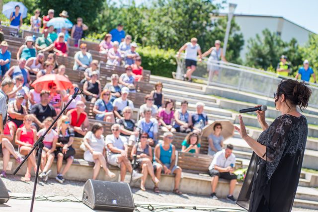 Koncert Ilony Csákové v Lázních Lednice